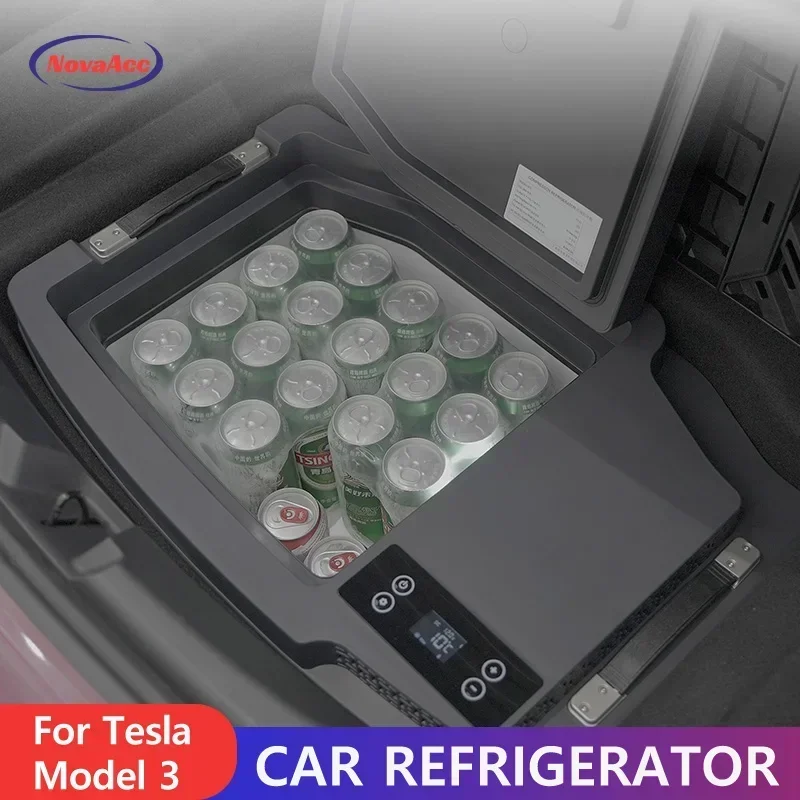 Per Tesla modello 3 frigorifero per auto controllo APP 20 litri Volt compressore portatile congelatore frigorifero frigorifero da viaggio all\'aperto