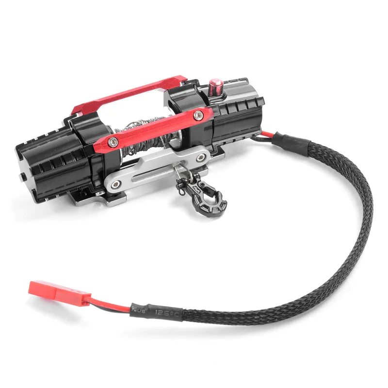 Acessórios de atualização de metal para carro de controle remoto 1:7 1:8 Mk07 Yk4082 4083 Carro de escalada Simulado Guincho elétrico Material de fio de metal