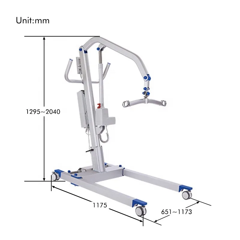 Patient Transfer Lift Aluminum Movable Patient Transfer Device  Handicap Equipment For Patient