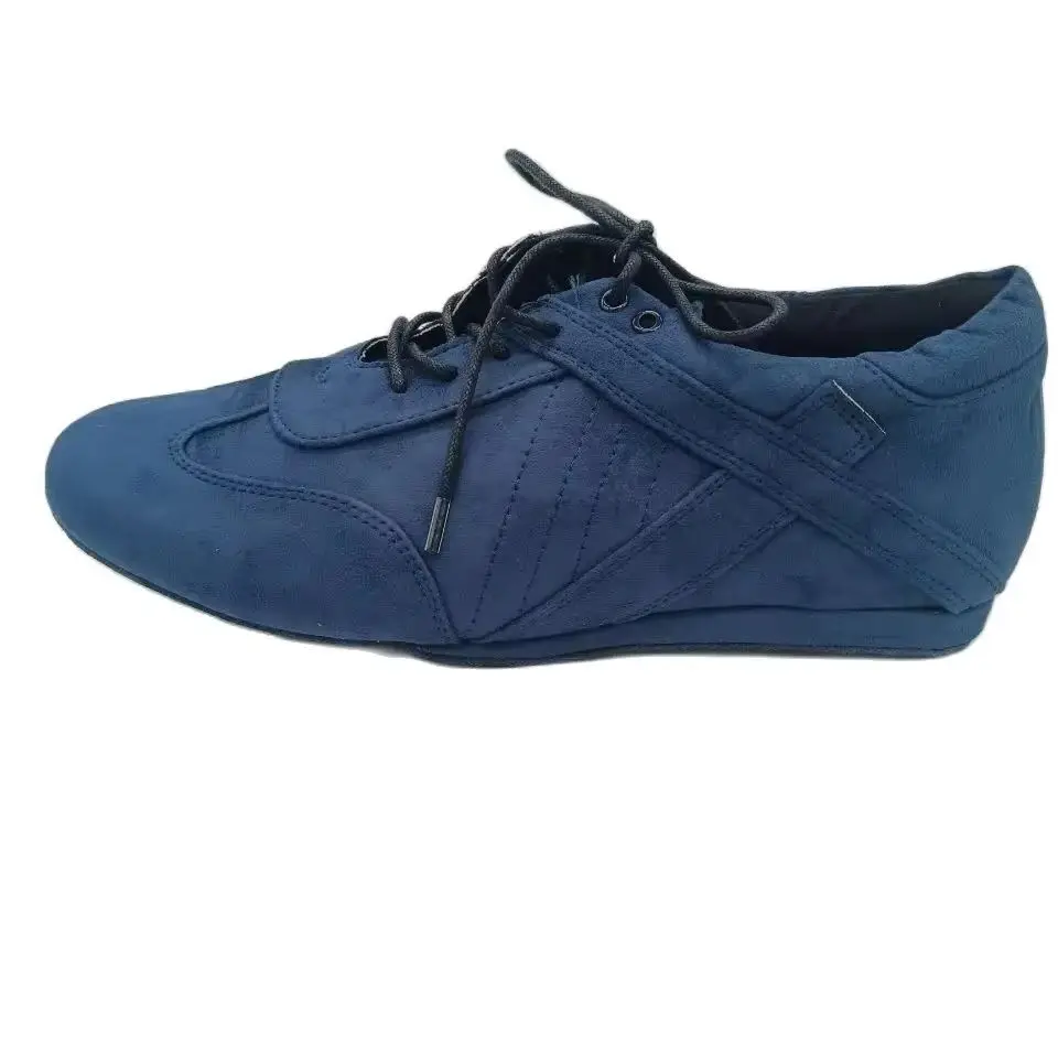 Zapatos de baile de práctica de tacón plano para hombre, calzado de baile moderno para fiesta latina, Tango, Salsa, Rumba