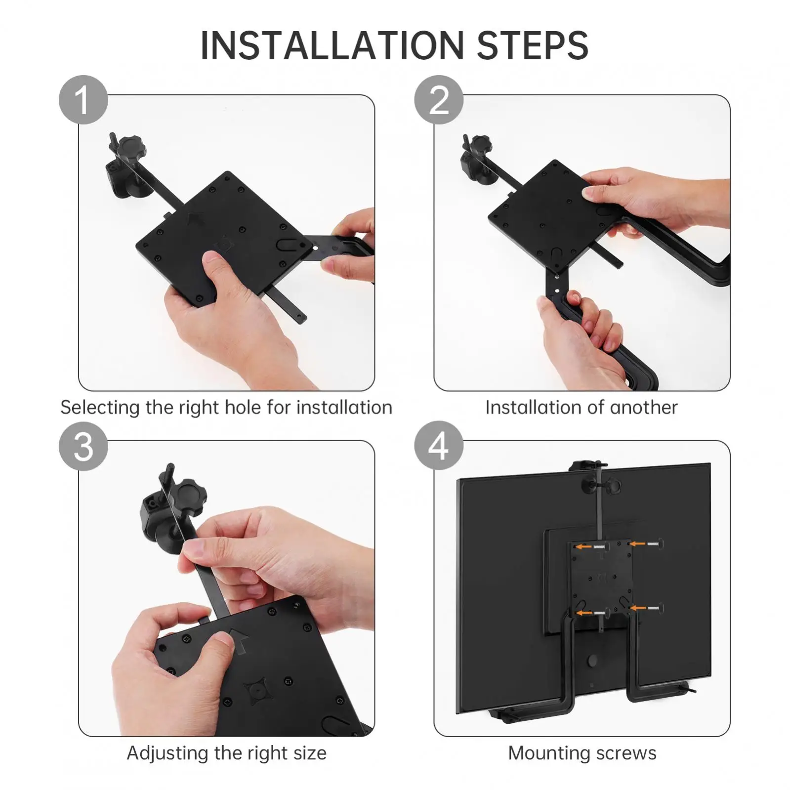 17-32 Inch Desktop LED LCD Monitor Holder Arm Extension Adapter Fixing Fixed Bracket Display Bracket Loading 9KG