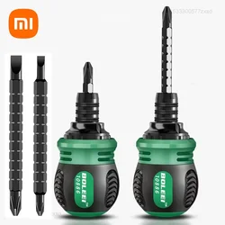 Xiaomi 12 In 1 Portable Ratchet Screwdriver Set Multifunctional Adjustable Inner Cross Shaped Triangular Plum Screw Driver Tools