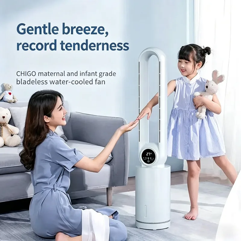 Household Electric Fan Tower Fan, Air Cooler, Bladeless Fan, Water-Cooled Tower Fan, and Cooling Unit Silent Operation Cooling