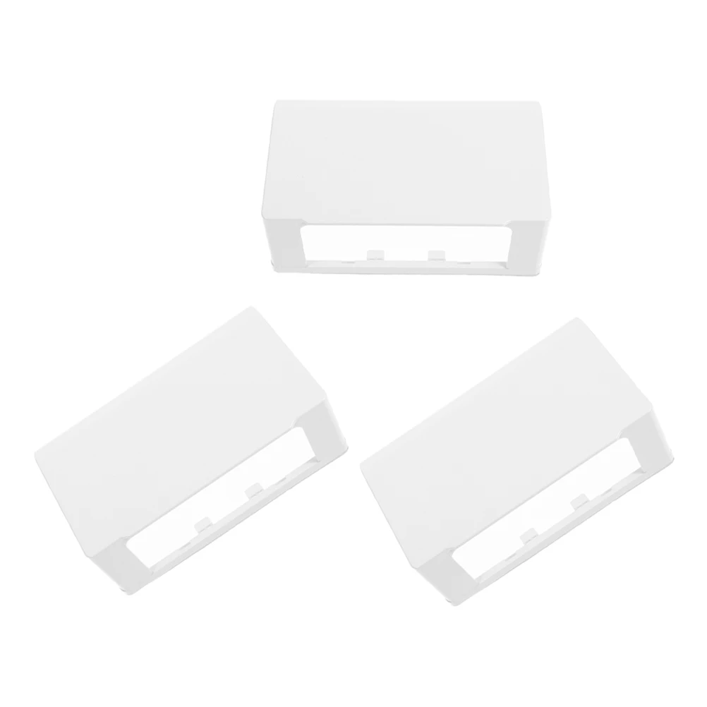 

3 Pcs Waterproof Socket Protective Cover Outlet Covers Safety Switch White Electric