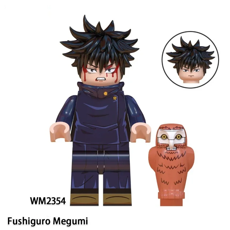 Jujutsu Kaisen Satoru Gojo Model Fashion Cartoon Anime Model Mini Action Toys Figures Assemble Models Children Birthday Toy Gift