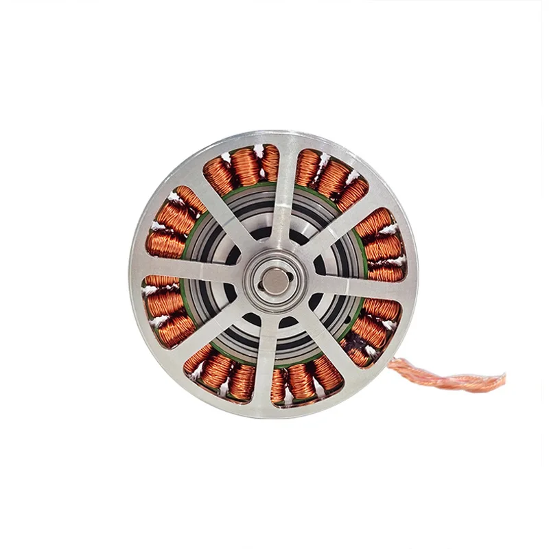 WGG6010-8 High Power Exoskeleton Rehabilitation Motor, Medical Actuator with Full Slot Multi-Strand Fine Wire Precision Winding