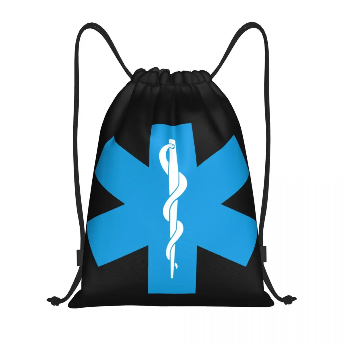 EMT Paramedic Emergency Medical Services Paramedicos Policia Portable Drawstring Bags Backpack Storage Bags Outdoor