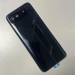 Battery Cover For ASUS Rog Phone 6 Back Housing 6D AI2203 Back Housing With adhesive and Camer lens