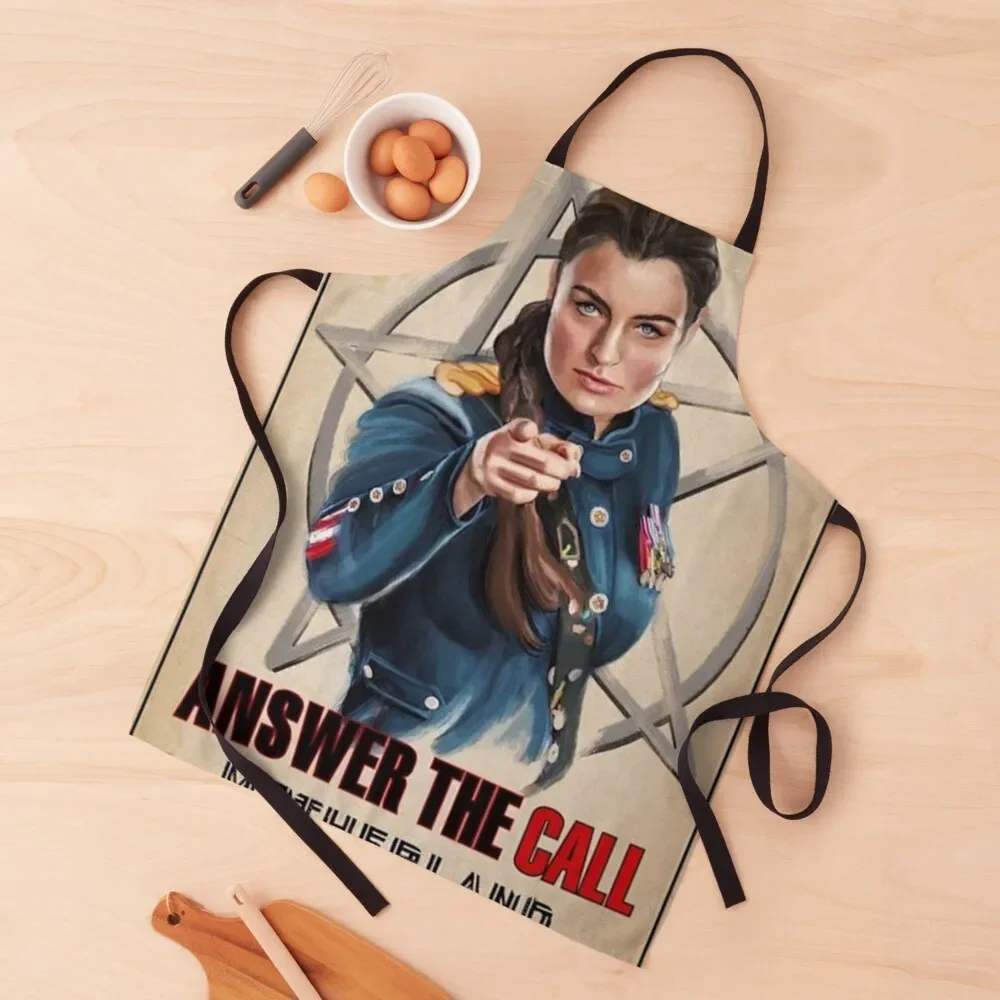 ANSWER THE CALL Poster Apron Kitchens For Men Things For The Kitchen Apron