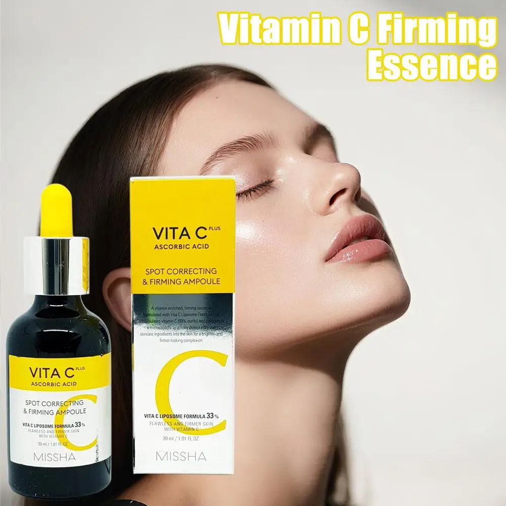 MISSHA VITE C Essence 30 مل ترطيب لشد البشرة ومضاد للعيوب يقلل الخطوط الدقيقة ويقلل من الترهل ويخفف الجفاف