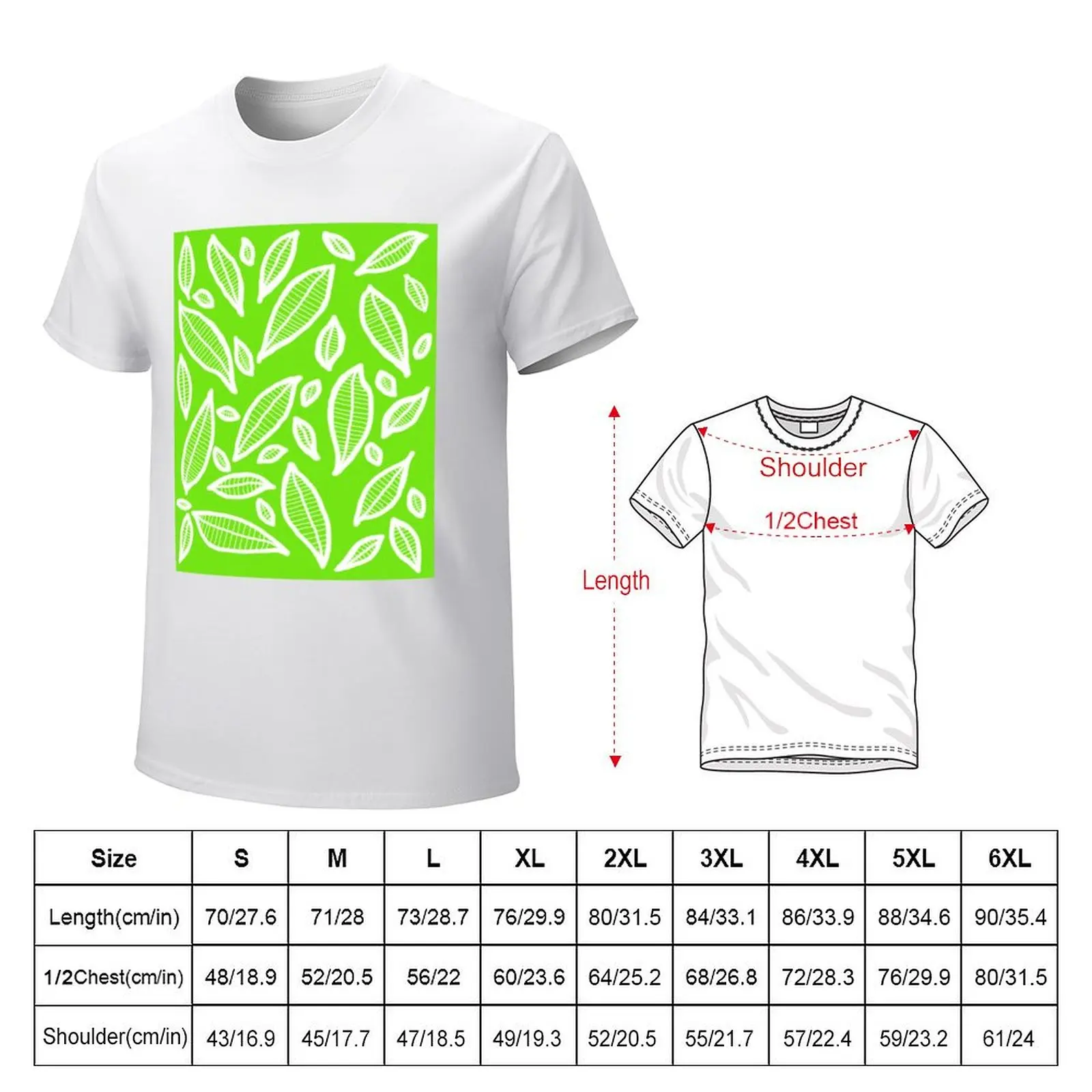 Lemon Leaf T-Shirt sublime summer tops t shirts for men cotton