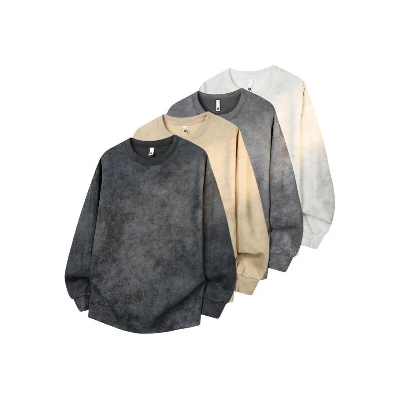 

Fashion Tie Dye Face Hoodie K 30034 Unisex Sweatshirt Comfortable Stretchy Animal Patterned Hooded Top for Spring