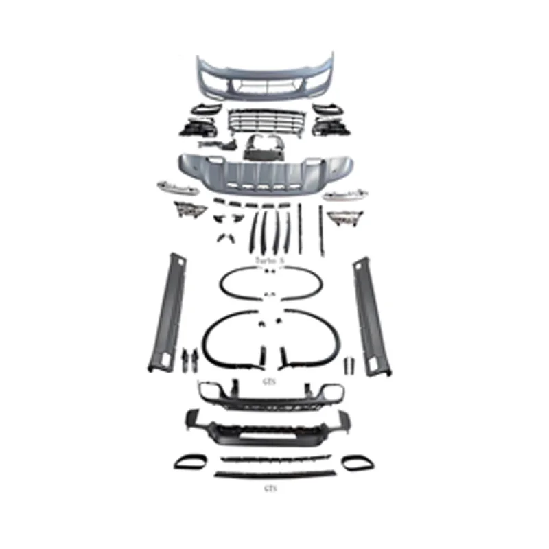 2025 9Y0.2 Retrofit Bodykit Complete Set Exhaust Clips Front Bumper Rear Bumper Side Skirts
