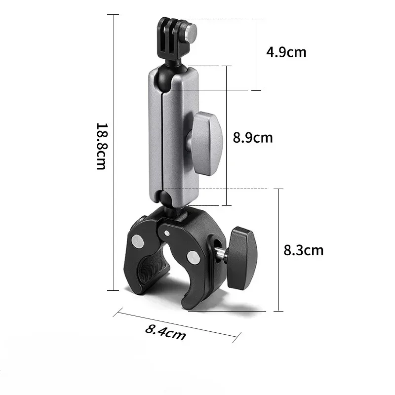 ل GoPro 11 10 9 8 دراجة نارية دراجة حامل كاميرا المقود مرآة جبل الدراجة قوس ل DJI OSMO insta360 عمل الكاميرا