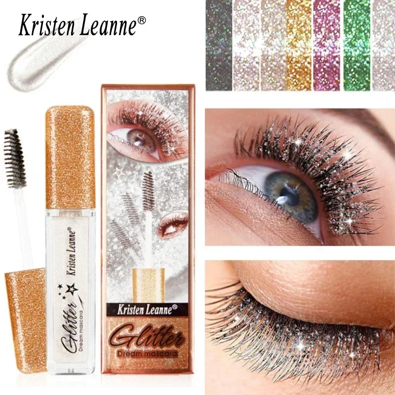 Diamond Glitter Mascara Fast Dry Eyelashes Curls Extension Make Up Waterproof Long lasting allunga Beauty Eye Lashes Makeup