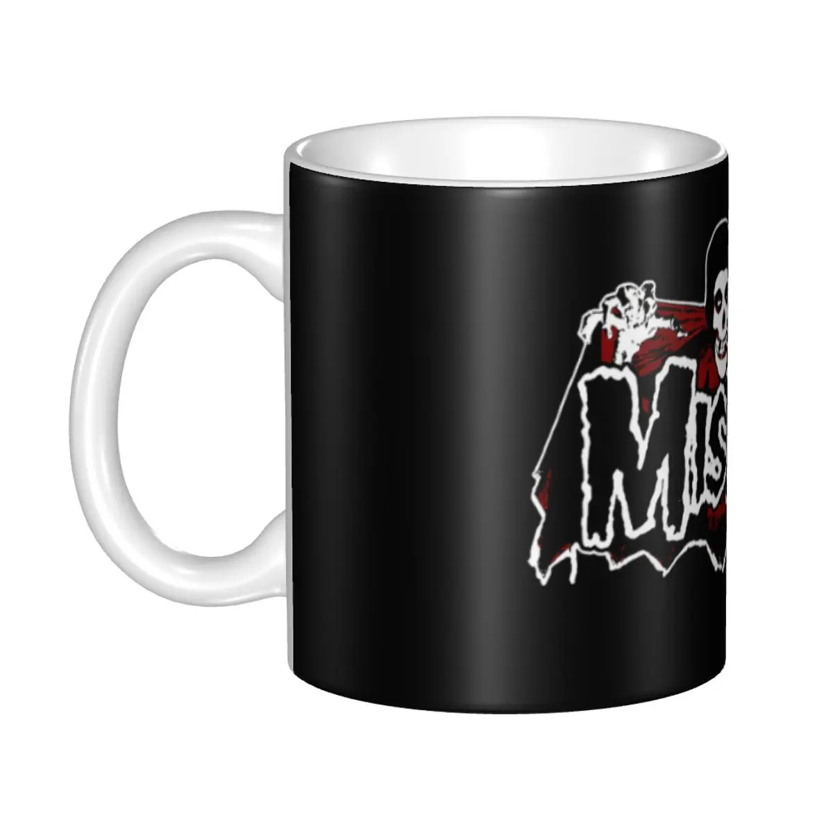 

Персонализированная рок-группа Misfits, череп, летучая мышь, кофейные кружки, сделай сам, тяжелая металлическая керамическая кружка, креативный подарок