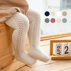 Spain Girls Stocking 2023 Spring Summer Tight For Toddler Baby Hollow Infant Ribbed Tights Babies Pantyhose Mesh Thin Socks