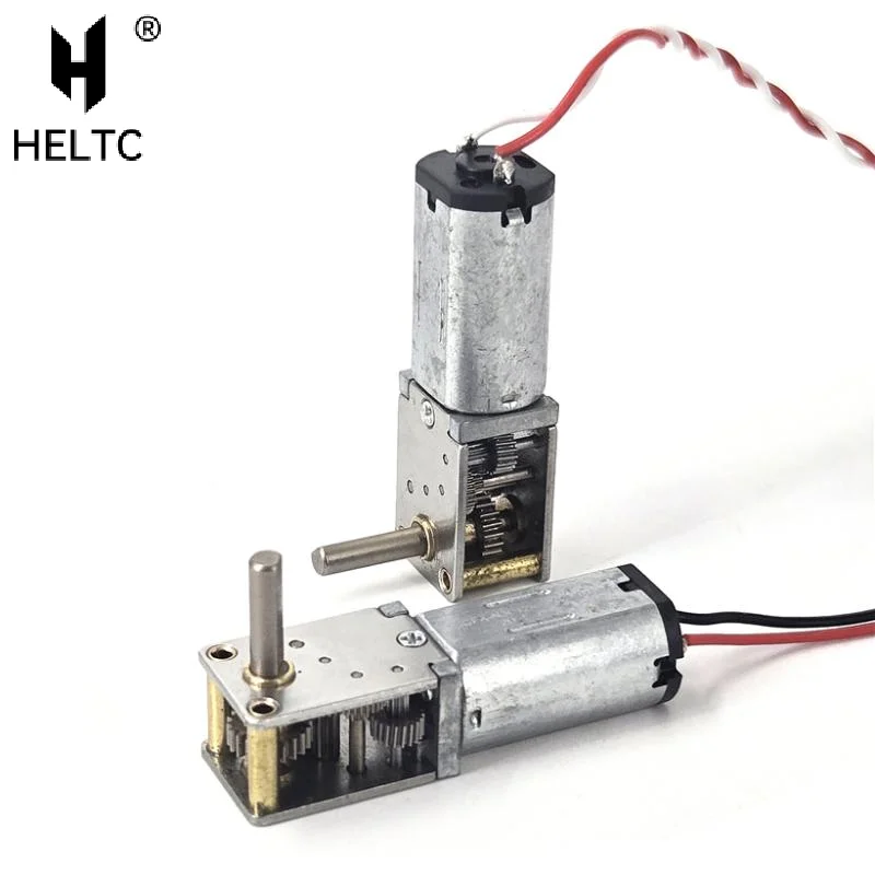 ♥1Pcs DC3V-6V 5V 10RPM Slow Speed Large Torque Reduction Motor Right Angle D-shaft Car Robot Mini N30 Metal Gearbox Gear Motor