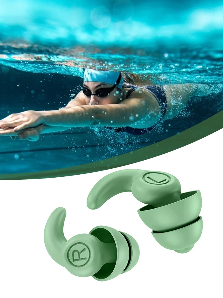 Noise Cancelling Silicone Earplugs Sleeping Plugs Prevent Snoring Insulation Tools for Sleeping Working Concert