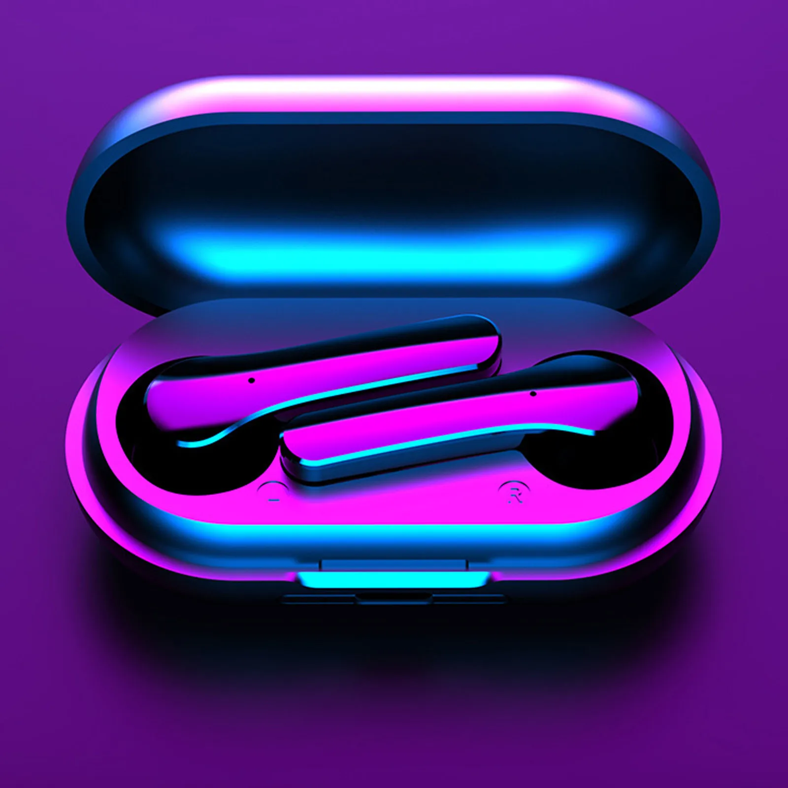 Wireless Earbuds Sports Bluetooth Waterproof Headphones Gaming Lightweight Case Wireless Earbuds Sports Bluetooth Waterproof T1