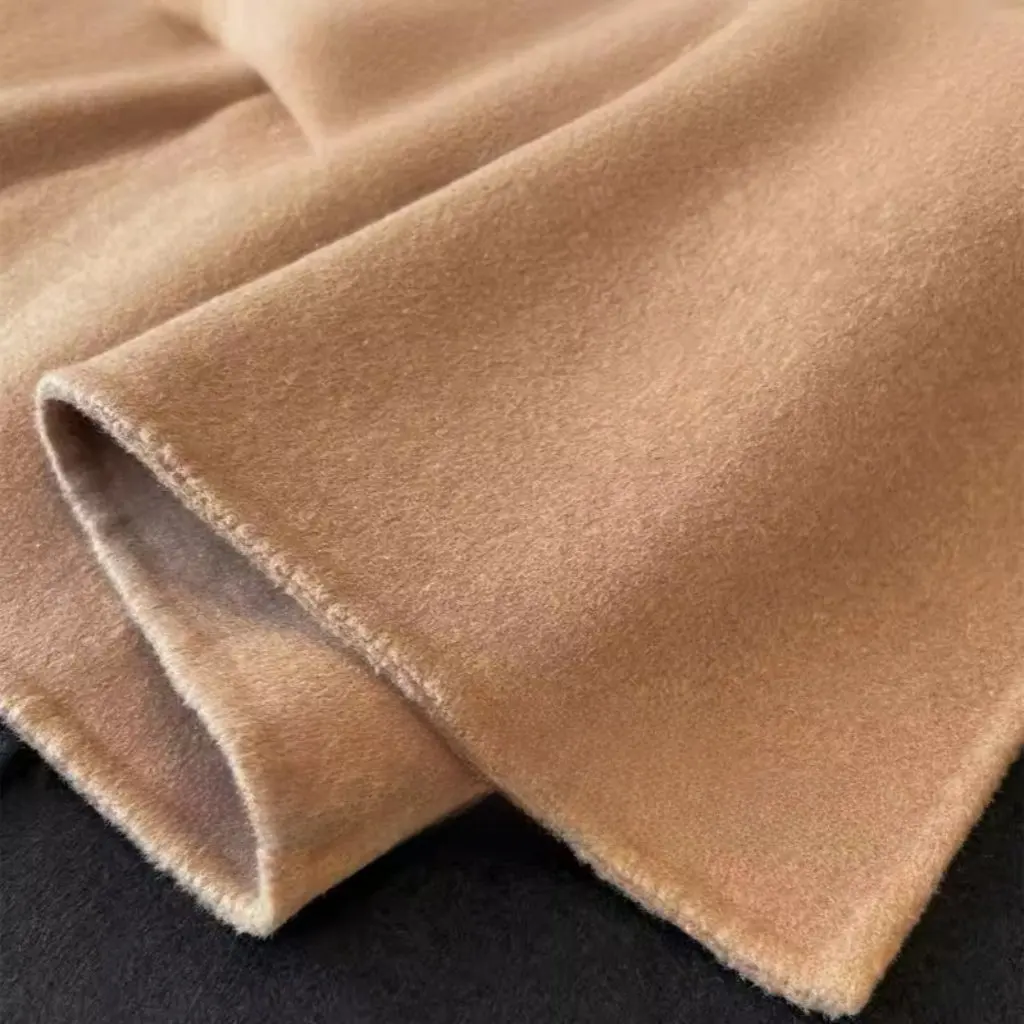 

Women's Silk Wool Double-Sided Long Coat F070920 Fashionable Outerwear for Ladies