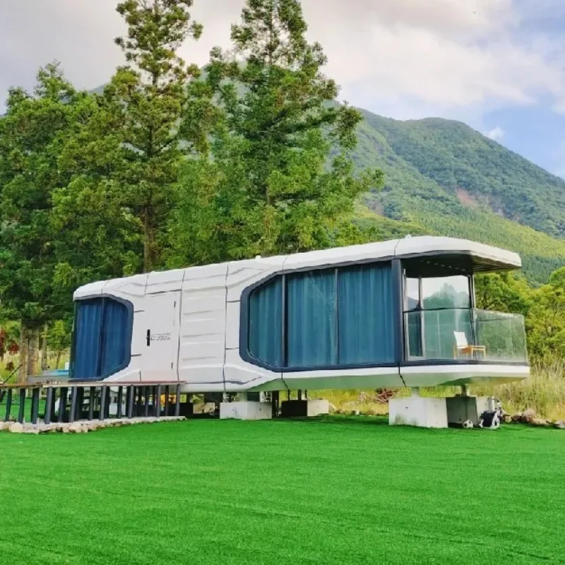Space Capsule Mobile Homestay, Apple Cabin Prefab House, Creative Scenic Cultural Tourism Micro Hotel