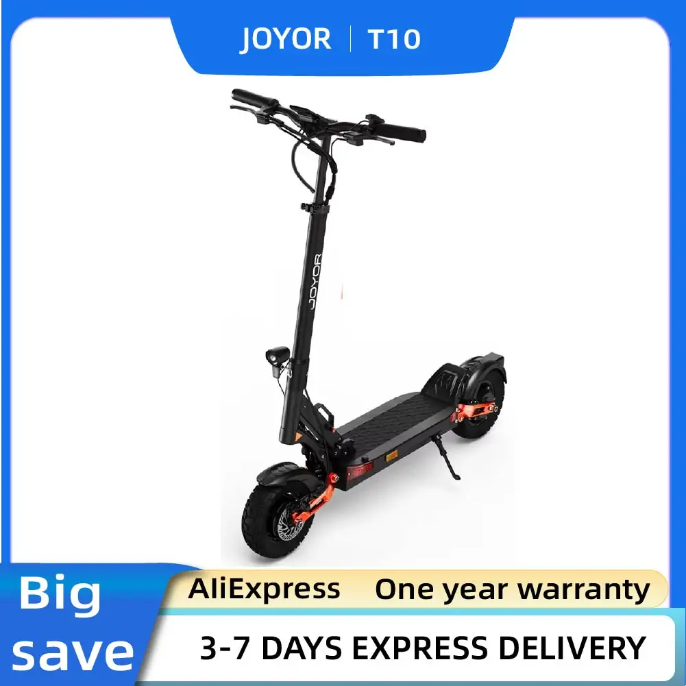 Image of JOYOR T10 60V18Ah 10-Zoll Offroad-Reifen Faltbarer Erwachsenen-Abenteuer-E-Scooter