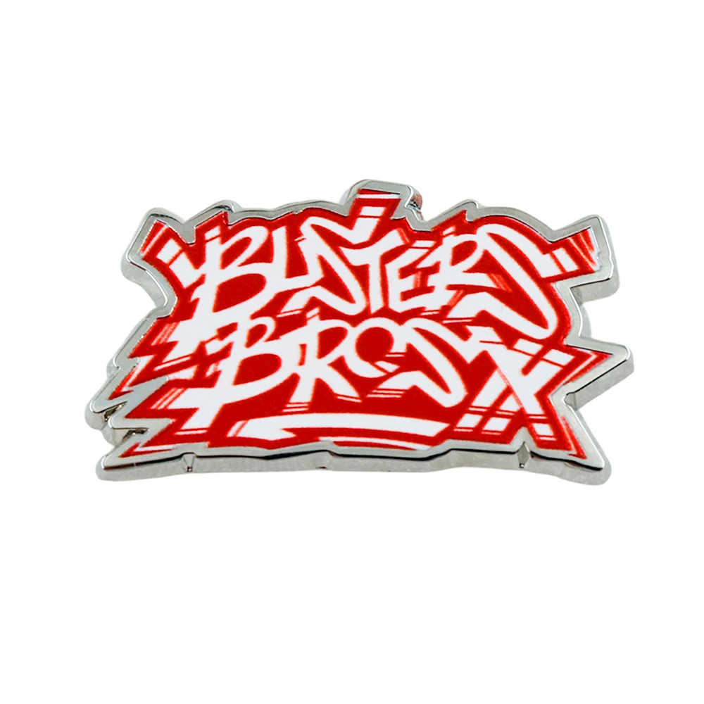 DRB Hypnosis-Mic Rap Battle Enamel Brooch Red Logo Buster-Bros Lapel Pin Fans Gift Badge Accessories Collection