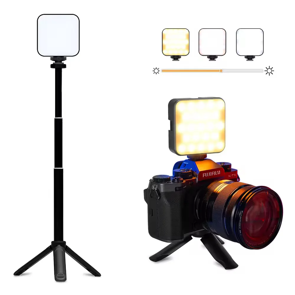 Mini Portable LED Video Selfie Fill Light Beauty Soft Light Mobile Camera Pocket Adjustable LED Live streaming Fill Lamp
