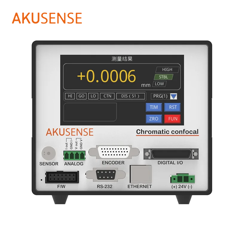 Measuring Displacement sensor PCB positioning Color Confocal Industrial level high precision Controller model CE Certificate