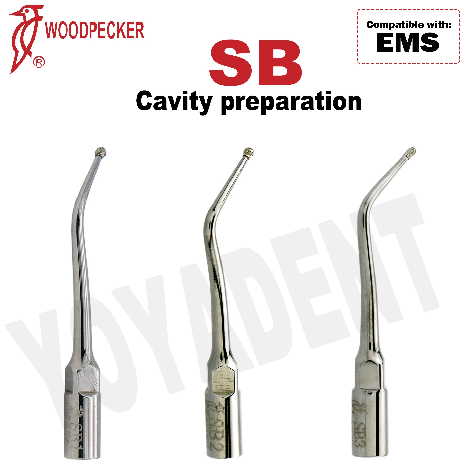 

Woodpecker Dental Ultrasonic Scaler Tips Cavity Preparation Scaling Tips For EMS UDS Ultrasonic Piezo Scaler Handpiece