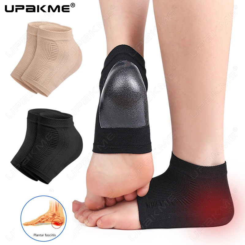 

Heel Protector Protective Sleeve Spur Pad Insert For Relief Plantar Fasciitis Heel Pain Reduce Pressure Support Feet Care Unisex