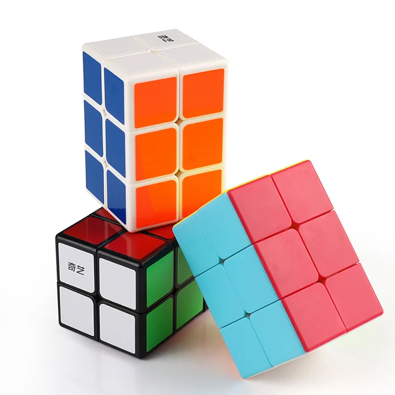 Qiyi Special-Shaped 223 Solid Color 233 Black Background Cube First and Second Order Smooth Rotating Toy Puzzle Pressure Relief