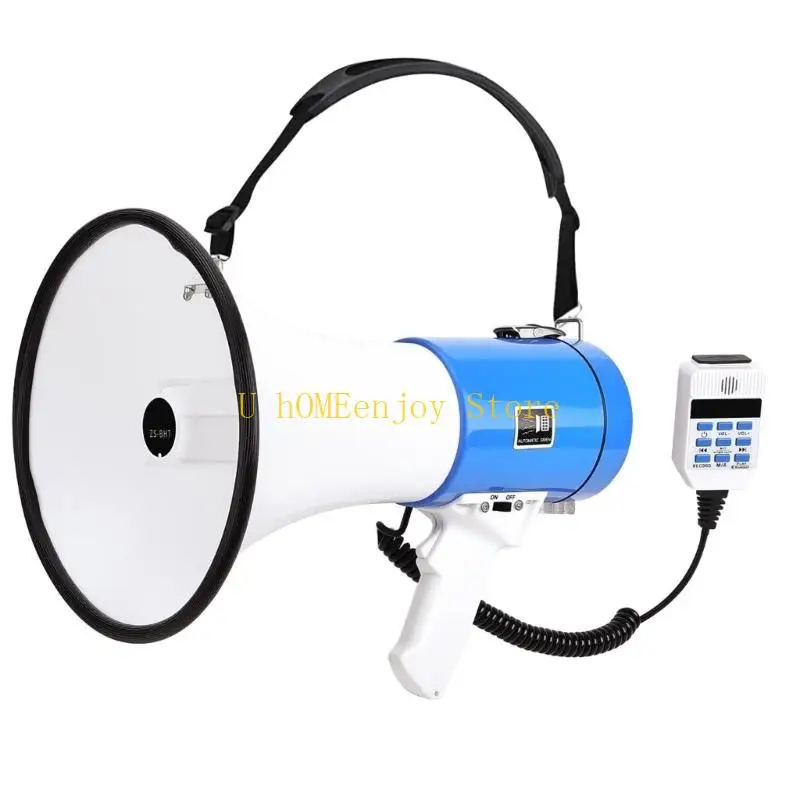 B0KF Megaphone With Rechargeable Battery And Handheld Microphone For Outdoor