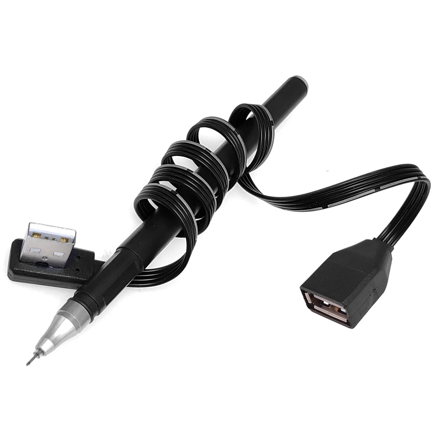 5CM 10cm 20cm USB 2.0 A Plug to Female 90 Angled Extension Cable USB 2.0 Male to Female Right/Left/Down/Up Black Cable