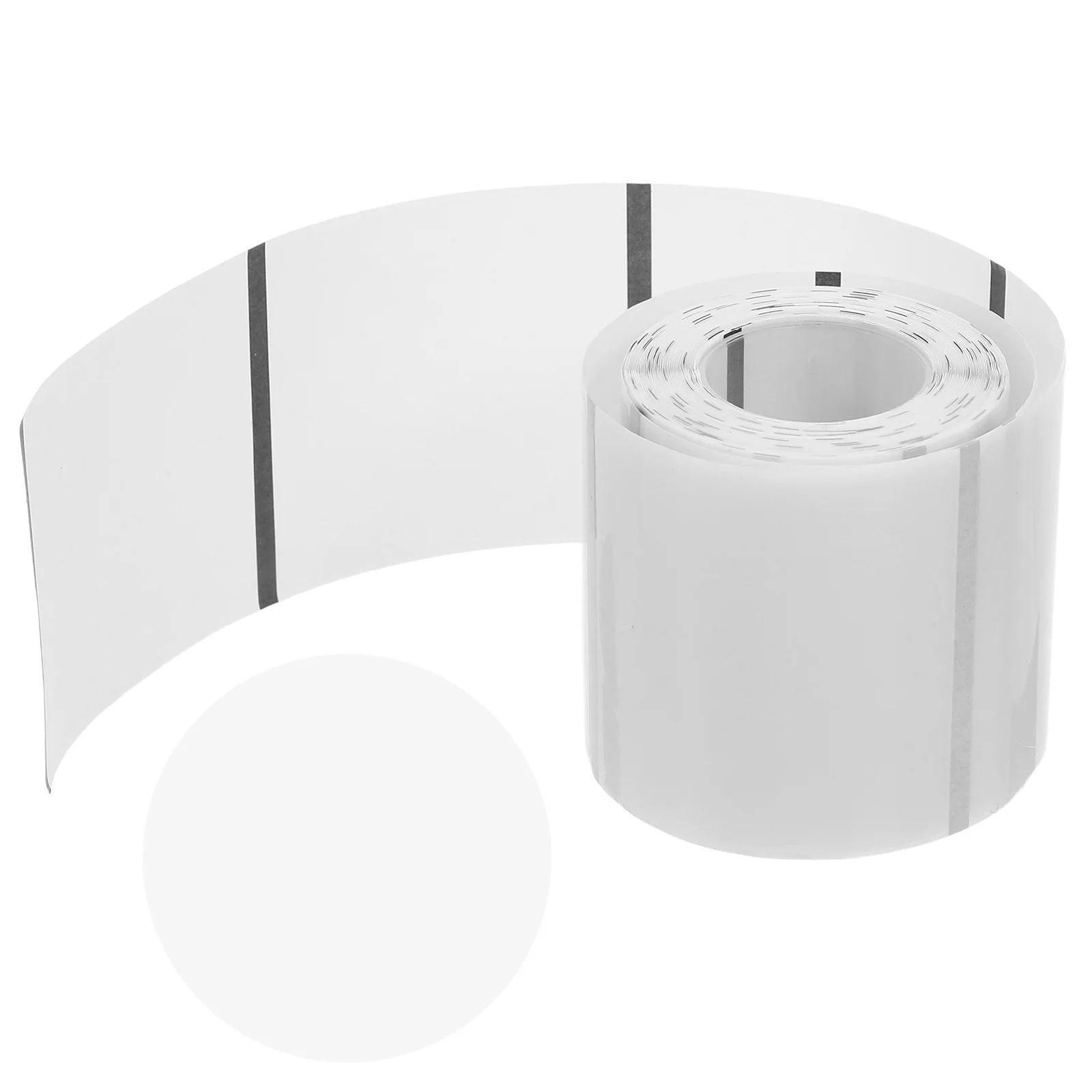 

1 Roll 50X50Mm Transparent Round Thermal Label Stickers Clear Adhesive Diy Labels For Price Tags Jewelry Qr Codes Crafts Retail