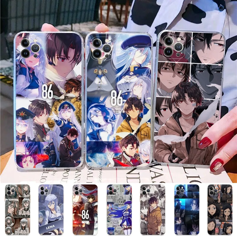 86 Eighty Six Movie Phone Case For iPhone 15 14 13 12 Mini 11 Pro XS Max X XR SE 6 7 8 Plus Soft Silicone Cover