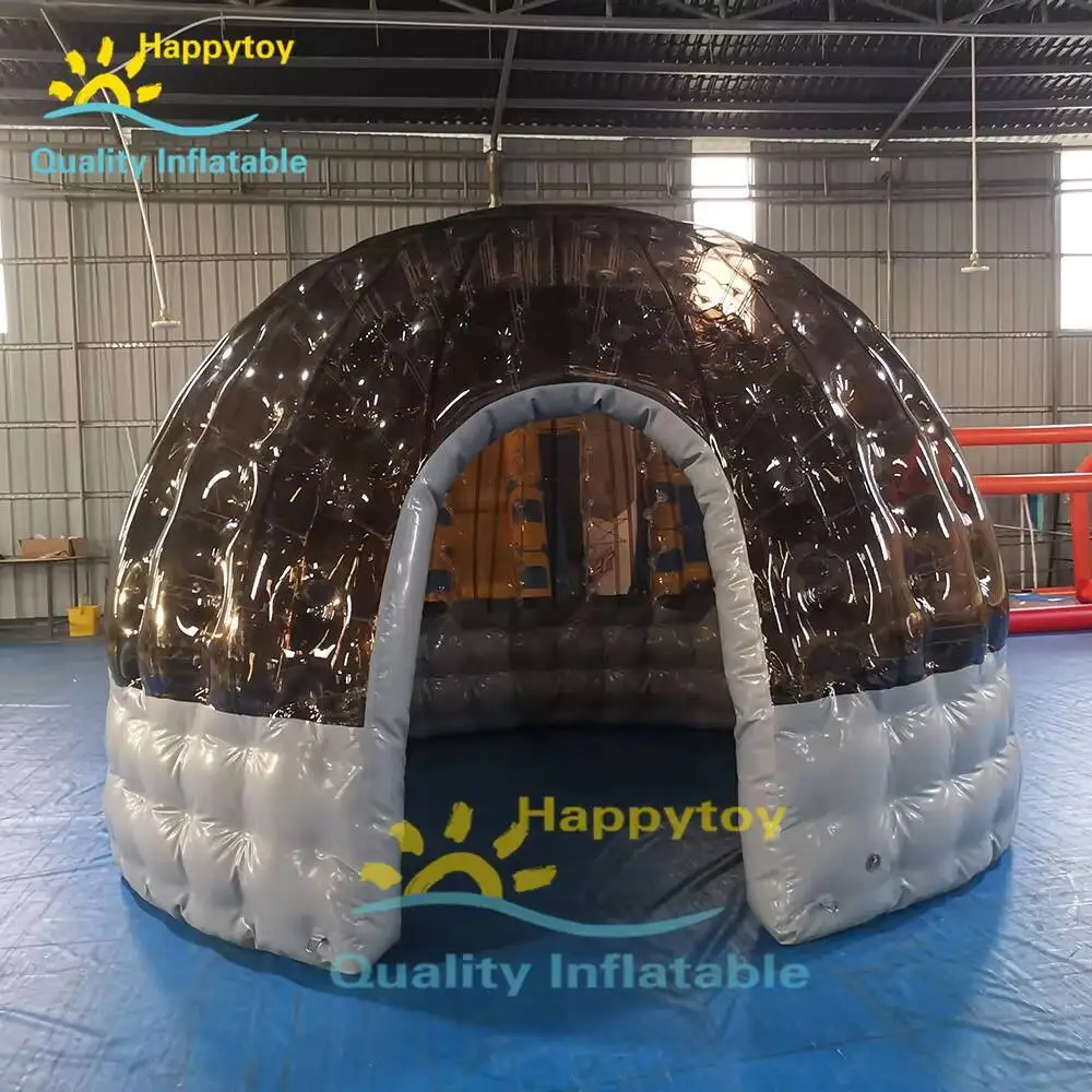 กันน้ํา Camping เต็นท์ CLEAR Inflatable Bubble เต็นท์/Inflatable Igloo Camping เต็นท์โดม