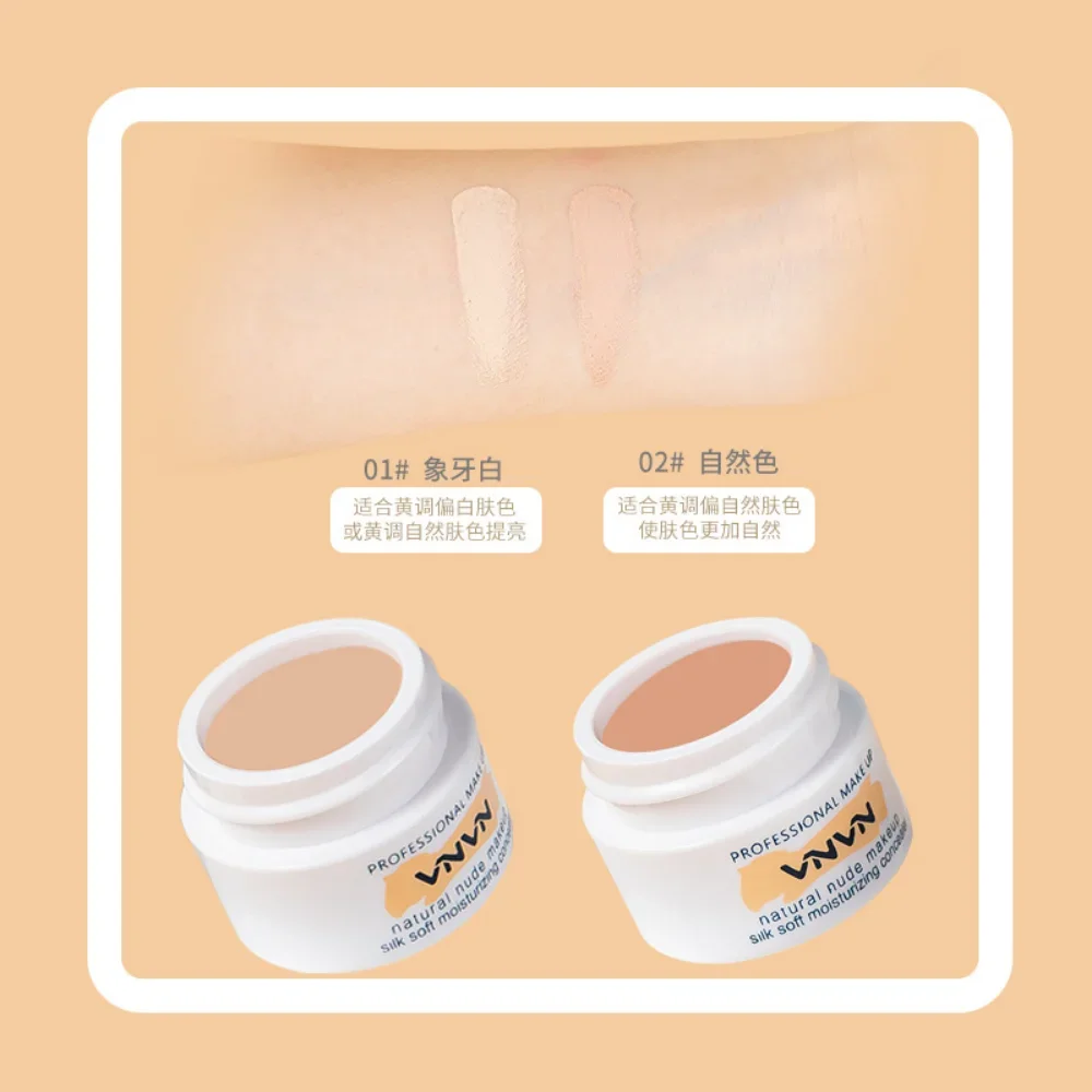 Concealer Foundation Creme wasserdicht langlebige Abdeckung dunkle Kreise Akne-Flecken und Narben flecken befeuchten Make-up-Kosmetik