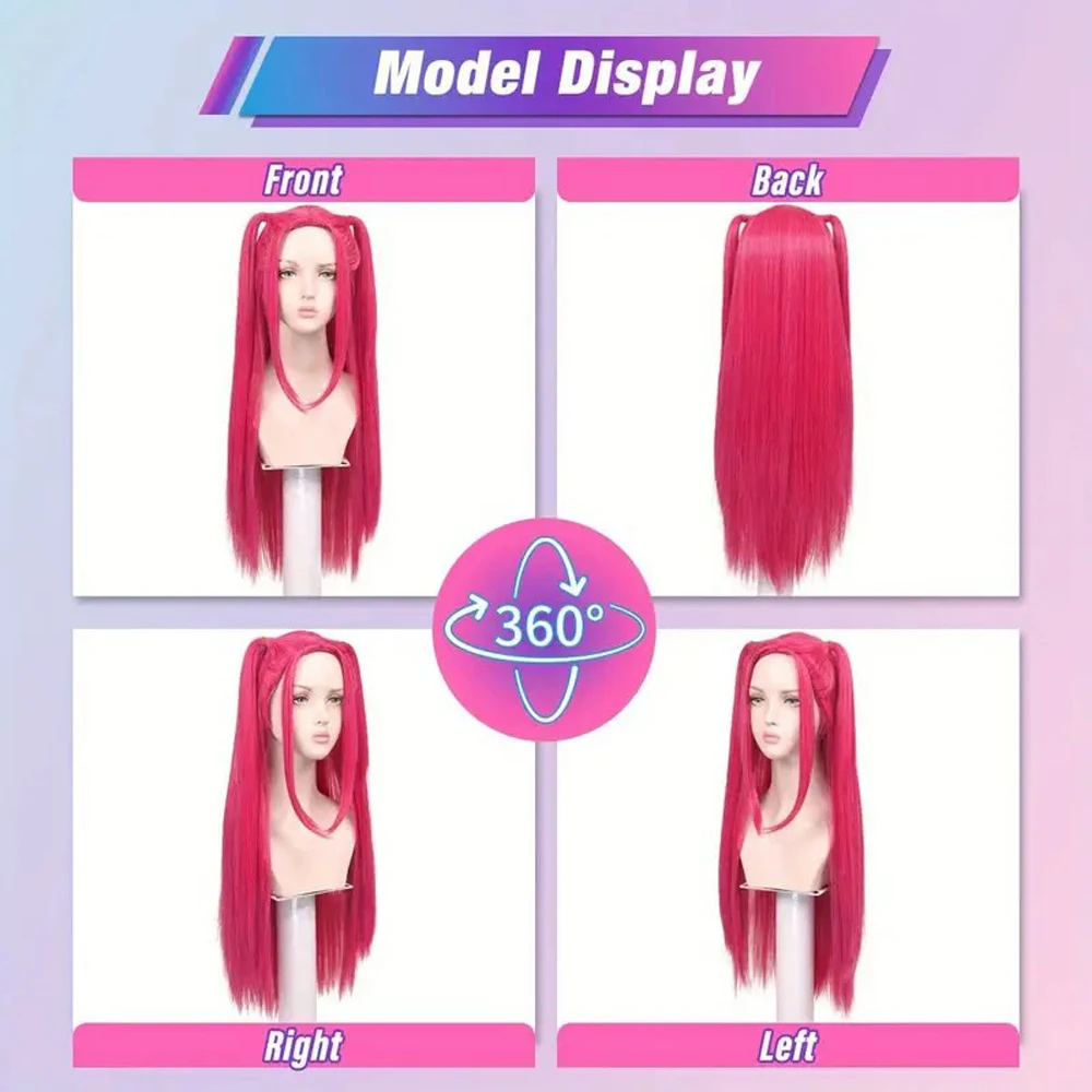 Ensemble de perruques de cosplay anime - Styles vibrants pour les amateurs de cosplay
