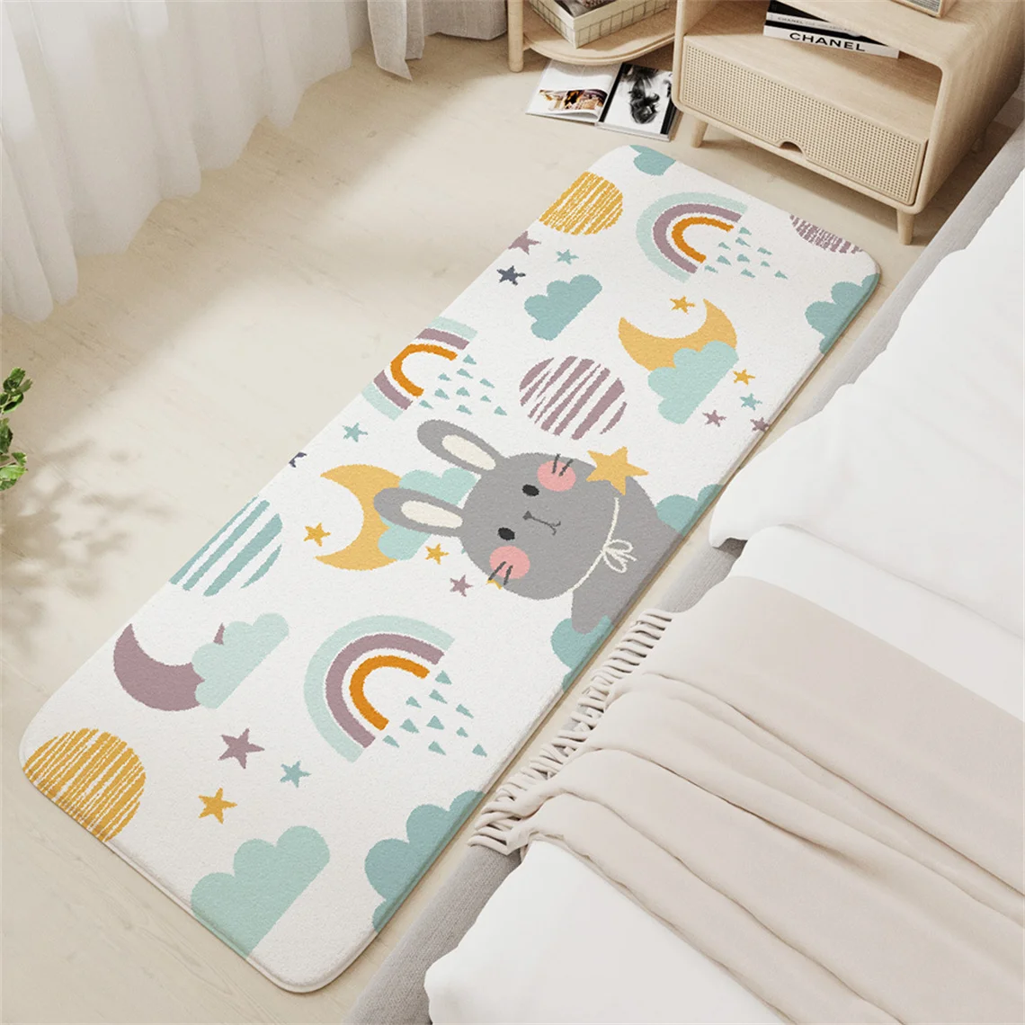 

Cartoon Rug Home Bedroom Carpet Bedside Floor Rug Home Kid's Room Rug