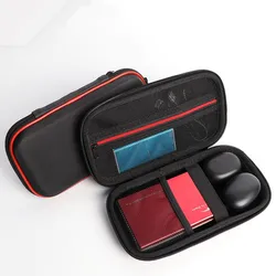 Hard Case for Anker PowerCore 20100mAh 20000mAh Powerbank, Hard Drive, Cards, USB Cables, Earphones, Black