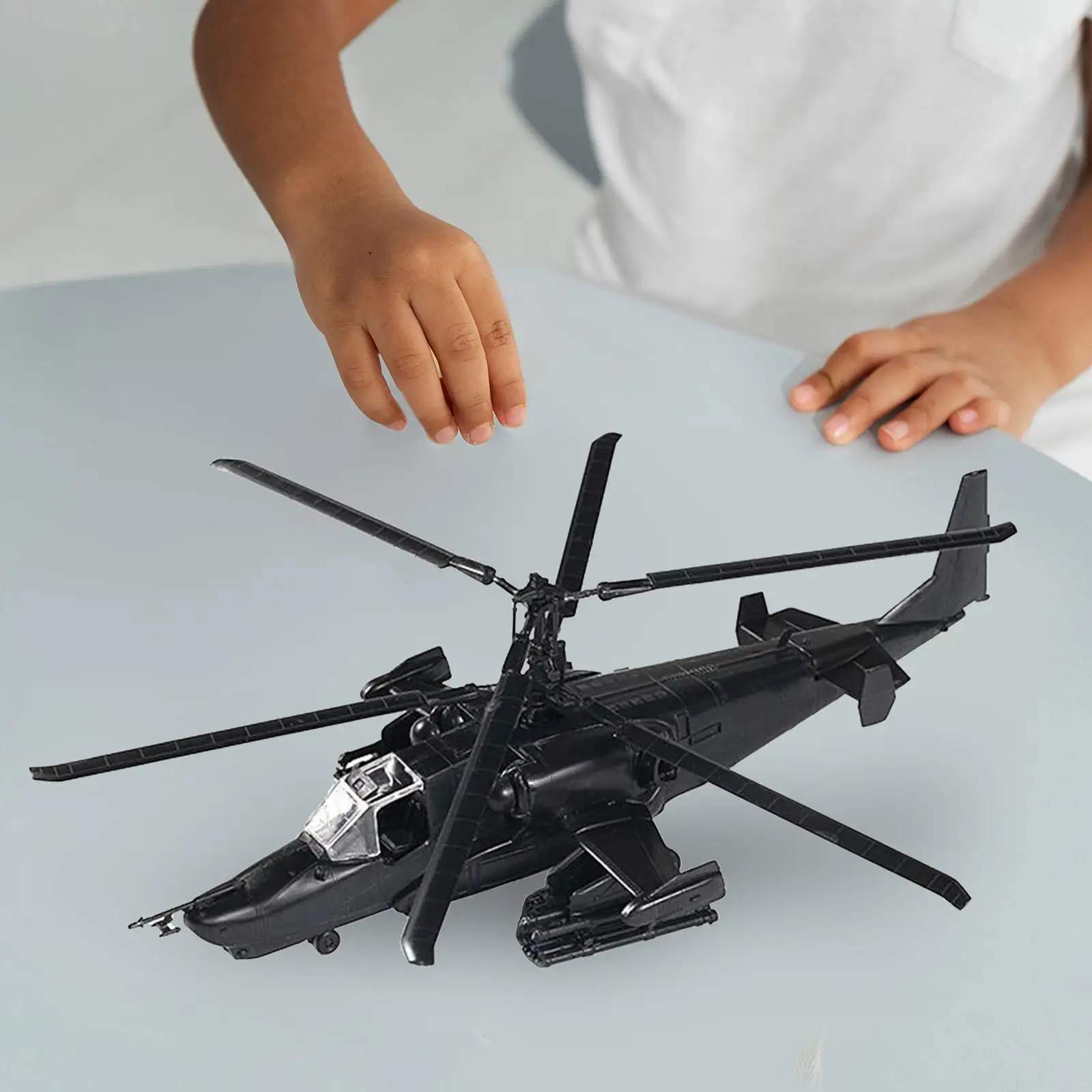 Airplane Model Kits Simulated Building Kits Russian Helicopter Model Kits DIY Assemble Aircraft Model for Adults Kids Gifts Home