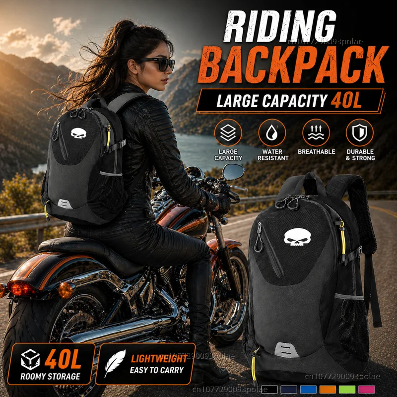 Sac à dos étanche pour hommes, pour Harley Davidson ADV 1250 PA1250 Special Softail Sportster Touring LRacing, sac à dos de voyage, cadeau pour moto