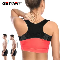 GETINFIT Adjustable Spine Posture Corrector Protection Posture Correction Band Humpback Back Pain Relief Corrector Back Shoulder