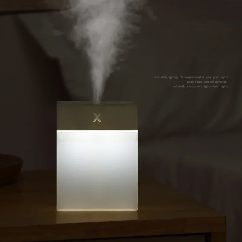 

Romantic LED Lamp 280ML Ultrasonic Mini Air Humidifier USB Essential Oil Diffuser Car Purifier Anion Mist Maker With Soft Light