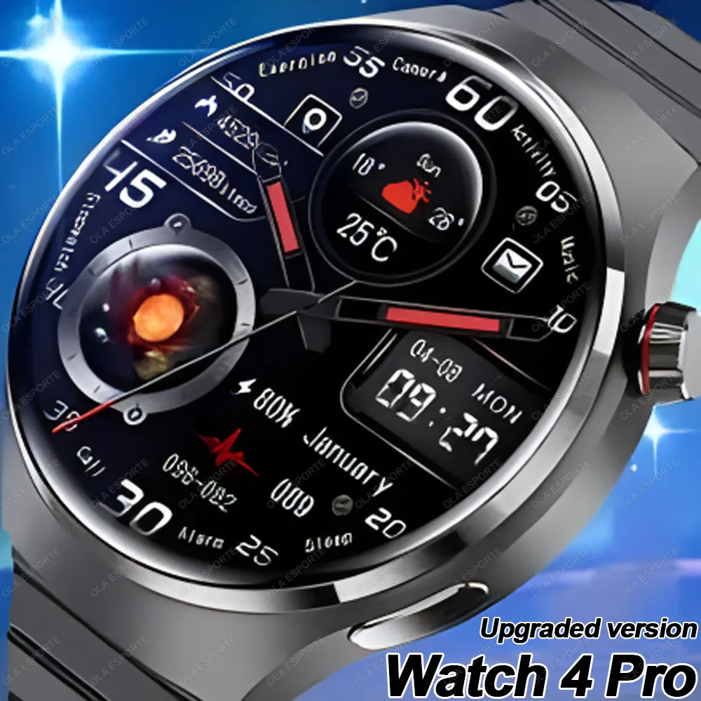 Watch 4 Pro Smart Watch for Men Women Gift 2024 New in Sport SmartWatch Ultimate Design Bluetooth Phone Call WristWatch GPS Band