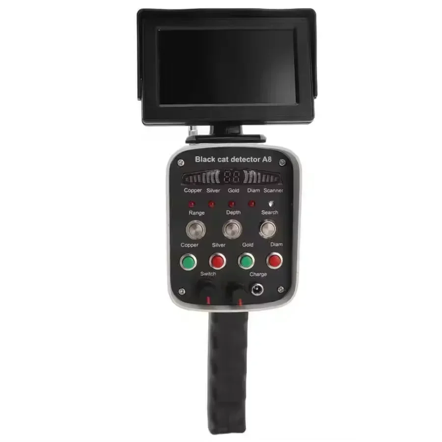 

2026 A8 Industrial Large Screen 3D LCD Remote Gold, Precious Stone Metal Detector
