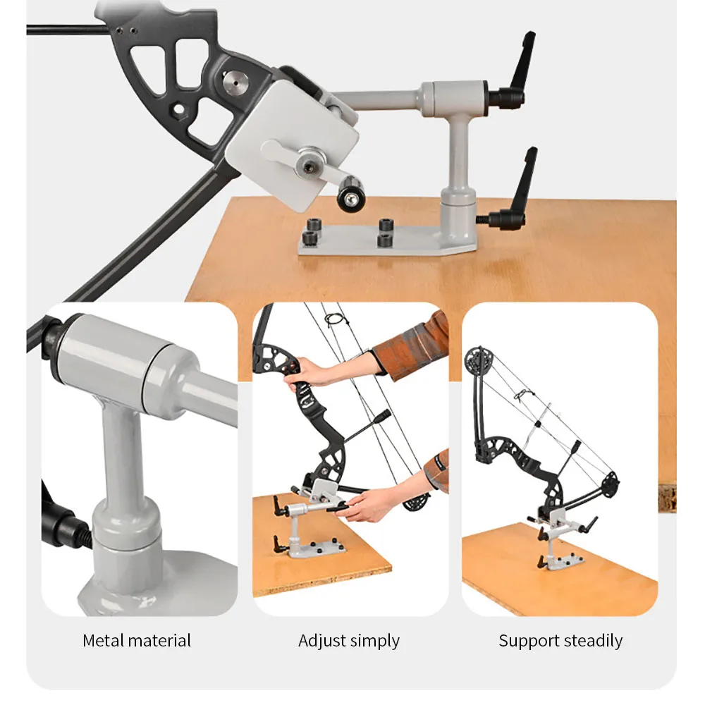 Compound Recurve Bow Adjustment Tool Bow Regulator Bracket Stand  Archery Hunting Shooting Accessories