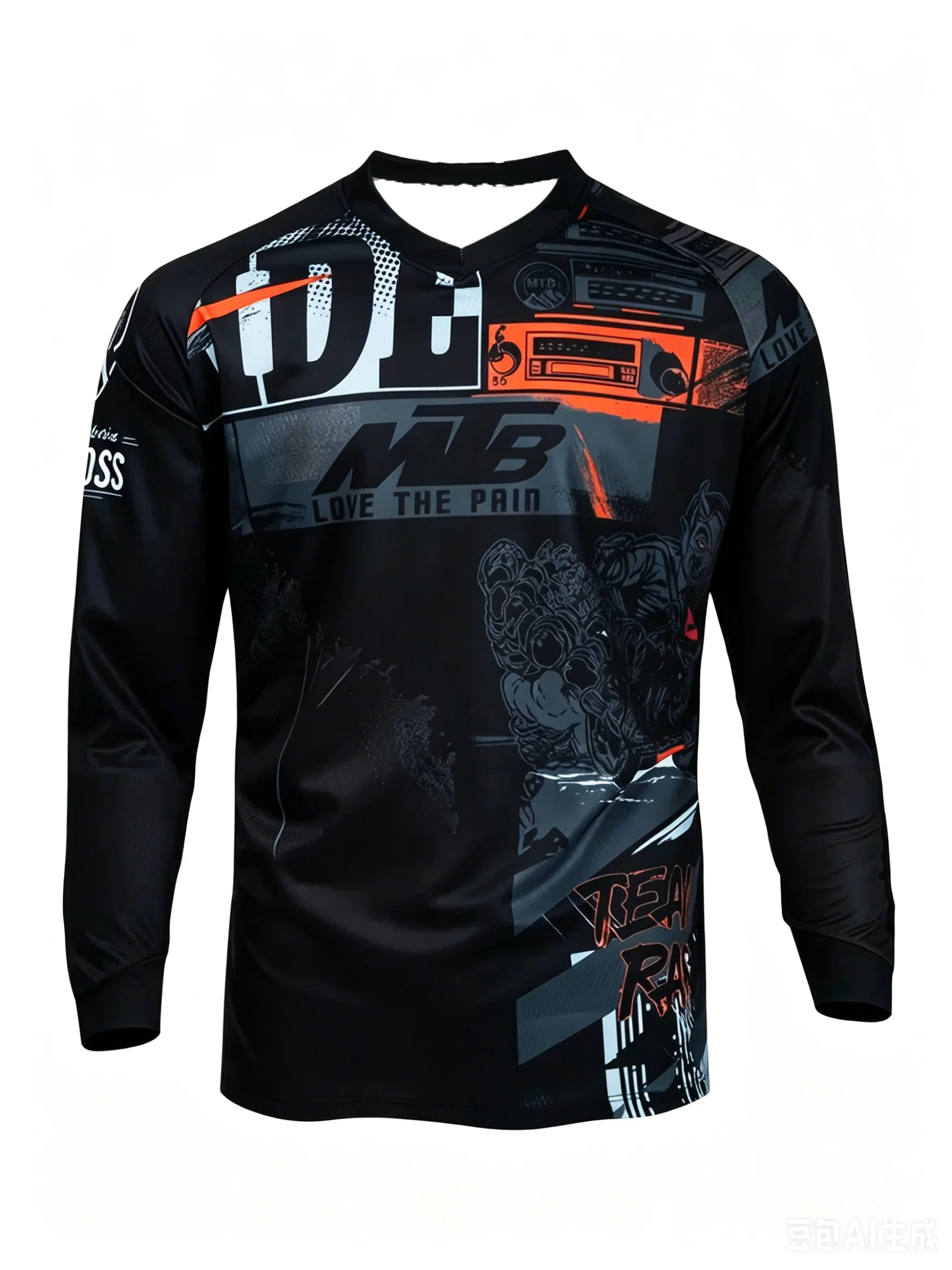 MEN S AND WOMEN S RACING LONG SLEEVED T-SHIRTS MOUNTAIN BIKE RIDER SHIRTS PRINTED T-SHIRTS LONG SLEEVED MOUNTAIN BIKE T-SHI KIDS